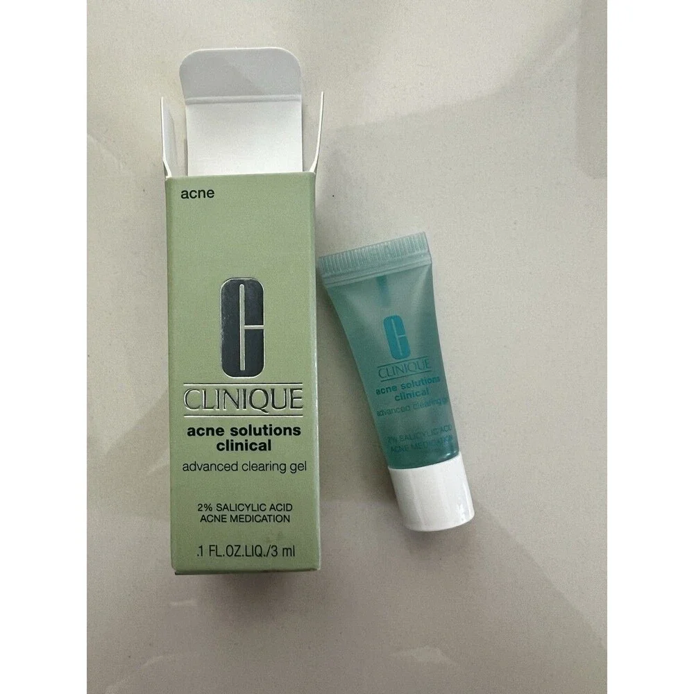 Clinique Acne Solutions Clinical Clearing Gel Mini 0.1 oz / 3ml Salicylic Acid